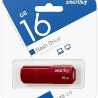 USB флеш накопитель Smartbuy 16GB Clue Burgundy (SB16GBCLU-BG)