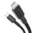 Кабель-зарядка Type-C на Lightning Baseus High Density Braided 20W 1м (CATLG01) черный