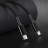 Кабель-зарядка Type-C на Lightning Baseus High Density Braided 20W 1м (CATLG01) черный
