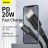 Кабель-зарядка Type-C на Lightning Baseus High Density Braided 20W 1м (CATLG01) черный