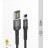Usb Кабель-зарядка Lightning Baseus Cafule 2.4A 1м CALKLF-GG1 черный