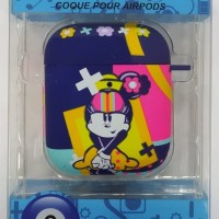 Силиконовый светящийся в темноте чехол для AirPods 1/2 Luxo Kaws рисунок №17