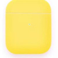 Силиконовый чехол для AirPods желтый
