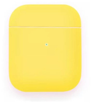 Силиконовый чехол для AirPods желтый Силиконовый чехол для AirPods желтый