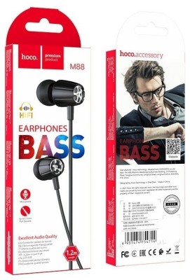 Наушники с микрофоном Hoco M88 1.2м черные Наушники с микрофоном Hoco M88 1.2м черные