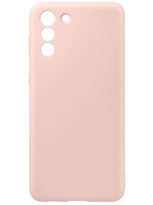 Накладка для Samsung Galaxy S21FE Silicone cover без логотипа пудро Накладка для Samsung Galaxy S21FE Silicone cover без логотипа пудро