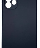 Накладка для Samsung Galaxy A73 5G Silicone cover без логотипа черная