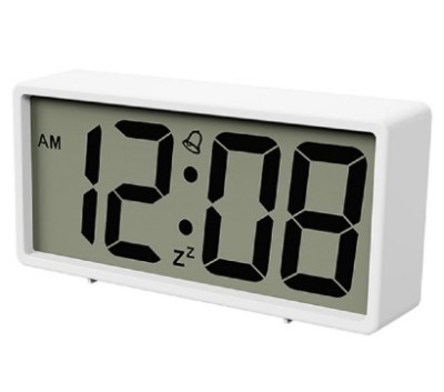 Часы-будильник Perfeo Tablo (PF-S6118) белые Часы-будильник Perfeo Tablo (PF-S6118) белые