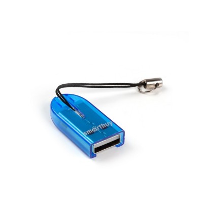 Картридер Smartbuy 710 USB - microSD голубой (SBR-710-B) Картридер Smartbuy 710 USB - microSD голубой (SBR-710-B)