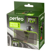 Держатель в автомобиль на стекло Perfeo PH-505 до 6" прищепка черный