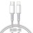 Кабель-зарядка Type-C на Lightning Baseus High Density Braided 20W 1м (CATLGD-02) белый
