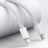 Кабель-зарядка Type-C на Lightning Baseus High Density Braided 20W 1м (CATLGD-02) белый