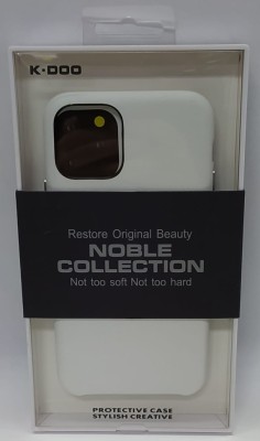 Накладка для i-Phone 11 Pro K-Doo Noble кожаная белая Накладка для i-Phone 11 Pro K-Doo Noble кожаная белая