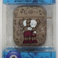 Силиконовый светящийся в темноте чехол для AirPods 1/2 Luxo Kaws рисунок №18