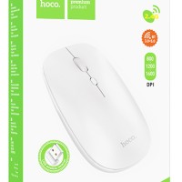 Мышь беспроводная Hoco GM15 BT5.0/DPI 800-1200-1600/2 кнопки белая