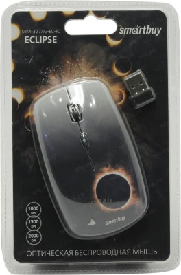 Мышь беспроводная Smartbuy 327AG Eclipse USB/DPI 1000-1500-2000/4 кнопки/2AAA (SBM-327AG-EC-FC) Мышь беспроводная Smartbuy 327AG Eclipse USB/DPI 1000-1500-2000/4 кнопки/2AAA (SBM-327AG-EC-FC)