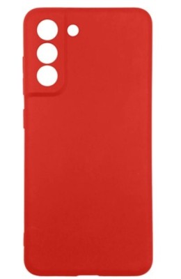 Накладка для Samsung Galaxy S21FE Silicone cover без логотипа красная Накладка для Samsung Galaxy S21FE Silicone cover без логотипа красная