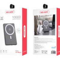 Powerbank с беспроводной зарядкой MagSafe Ven-Dens PB033 10000mAh USB-C 15W/20W черный