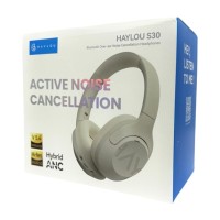 Стереонаушники Bluetooth полноразмерные Haylou S30 ANC белые
