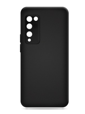 Чехол-накладка для Huawei Honor X10 (2020) силикон матовый чёрный Чехол-накладка для Huawei Honor X10 (2020) силикон матовый чёрный