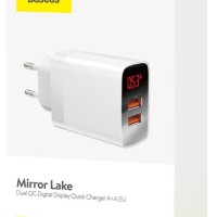Сетевое зар. устр. Baseus Mirror Lake 2USB 3A (CCJMHA-A02) белое