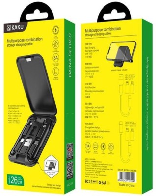 Usb Кабель-зарядка+подставка Kaku KSC-558 3в1 Micro/Lightning/Type-C 26см черный Usb Кабель-зарядка+подставка Kaku KSC-558 3в1 Micro/Lightning/Type-C 26см черный