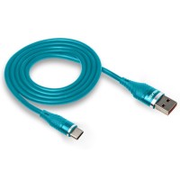 Usb Кабель-зарядка Type-C Walker C735 1м 3.1A синий