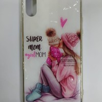 Накладка для i-Phone X пластик, рисунки в ассортименте