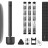 Умная электрическая отвертка Xiaomi Electric Screwdriver Wowstick , 69в1 чёрная