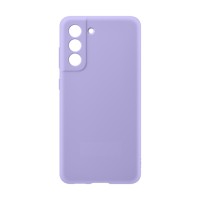 Накладка для Samsung Galaxy S21FE Silicone cover без логотипа лаванда