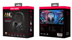 Стереонаушники Bluetooth Полноразмерные Ven-Dens HP012 черные Стереонаушники Bluetooth Полноразмерные Ven-Dens HP012 черные