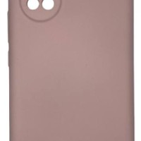 Накладка для Huawei Nova 8 Silicone cover без логотипа пудро