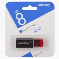 USB флеш накопитель Smartbuy 8GB Click Black (SB8GBCl-K)