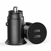 Автомобильное зарядное устройство WiWU PC400 40W 2C черное