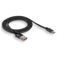 Usb Кабель-зарядка Type-C Walker C755 1м 3.1A черный