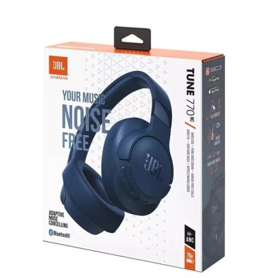 Стереонаушники Bluetooth Полноразмерные JBL T770NC BT5.3/690mAh/70ч синие Стереонаушники Bluetooth Полноразмерные JBL T770NC BT5.3/690mAh/70ч синие