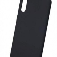 Накладка для Samsung Galaxy A02 Silicone cover черная