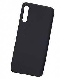 Накладка для Samsung Galaxy A02 Silicone cover черная Накладка для Samsung Galaxy A02 Silicone cover черная