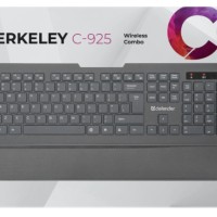 Беспроводной комплект клавиатура+мышь Defender Berkeley C-925 черный
