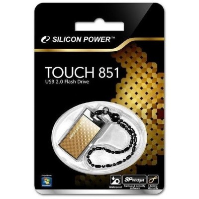 USB флеш накопитель Silicon Power 8GB Touch 850 Amber USB флеш накопитель Silicon Power 8GB Touch 850 Amber