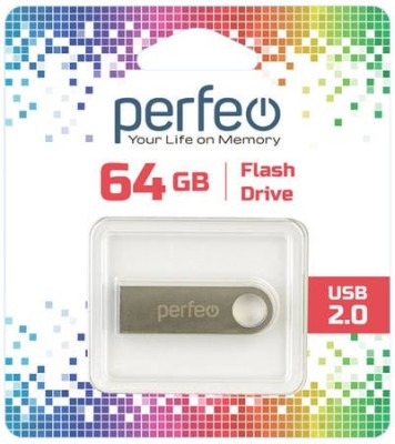 USB флеш накопитель Perfeo 64GB M07 металлический USB флеш накопитель Perfeo 64GB M07 металлический