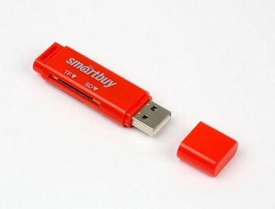 Картридер Smartbuy 715 USB - SD/microSD (SBR-715-R) красный Картридер Smartbuy 715 USB - SD/microSD (SBR-715-R) красный