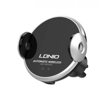 Держатель c беспроводной зарядкой в воздуховод LDNIO MA20 (MagSafe) 15W с зажимом черный Держатель c беспроводной зарядкой в воздуховод LDNIO MA20 (MagSafe) 15W с зажимом черный