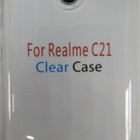 Чехол-накладка силикон 1.0мм Realmi C21 прозрачный