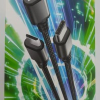 Usb Кабель-зарядка Hoco X76 3в1 Micro/Lightning/Type-C 1м черный