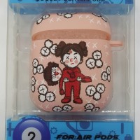 Силиконовый светящийся в темноте чехол для AirPods 1/2 Luxo Kaws рисунок №21