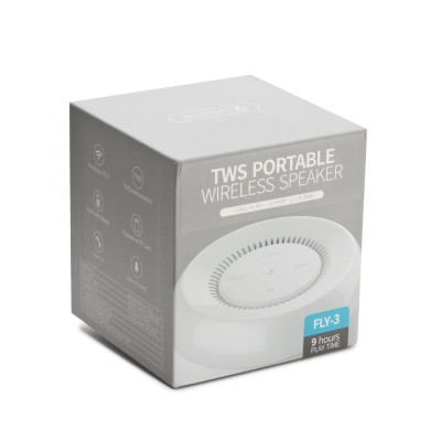 Bluetooth колонка Celebrat FLY-3 BT5.0/1200mAh/9ч/5Вт белая Bluetooth колонка Celebrat FLY-3 BT5.0/1200mAh/9ч/5Вт белая