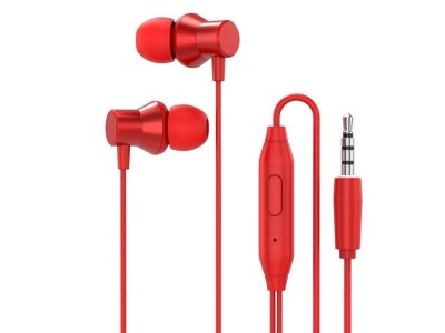 Наушники с микрофоном Lenovo HF130 1.2м красные Наушники с микрофоном Lenovo HF130 1.2м красные