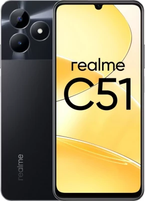Realme C51 4/64gb черный 