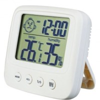 Часы-метеостанция Perfeo Izel PF-E0828 белые